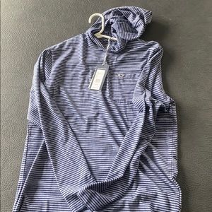 Vineyard Vines Boys Edgartown Striped Hoodie SZ XL